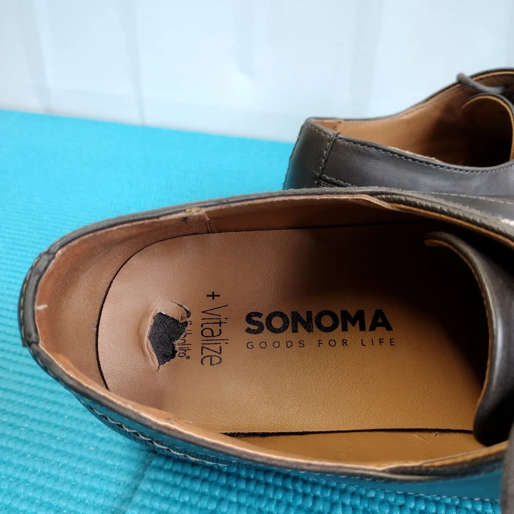 Sonoma Cody Grey Men’s Vitalize By Ortholite Dress Shoes - Size 10M